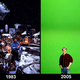 Image for article titled George Lucas Then vs George Lucas Now